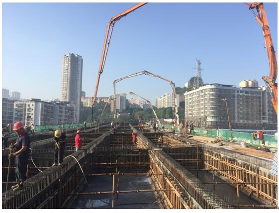 潼南涪江大橋改造工程進展順利，主橋施工穩步推進
